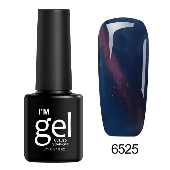 1 Bottle UV Gel Nail Polish Long Lasting Shining Cat Eye Gel Varnish for Manicure Pedicure NShopping