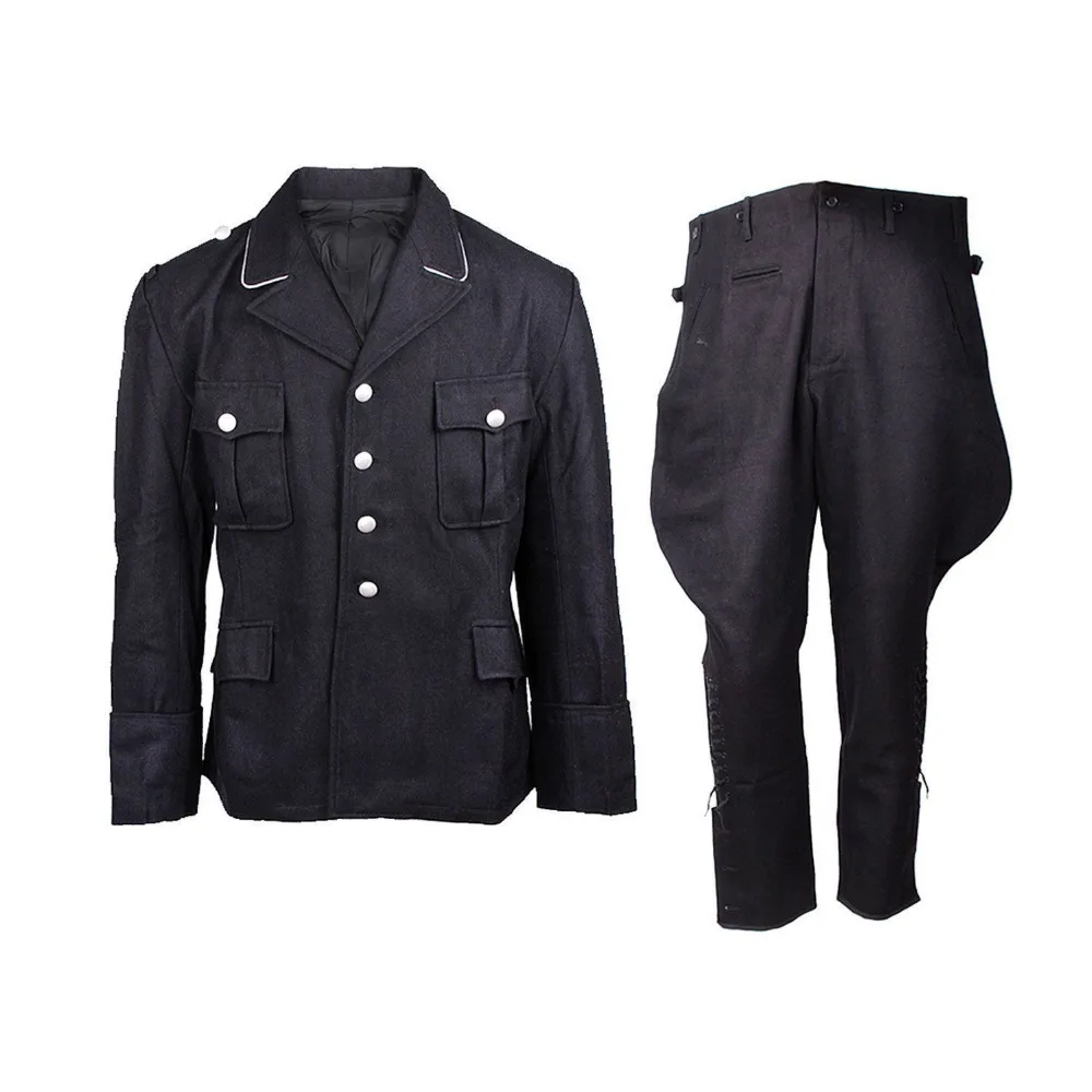 

WWII WW2 GERMAN ELITE M32 OFFICER WOOL TUNIC BREECHES SET UNIFORM IN SIZES