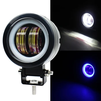 

3inch LED Off raod Lights 12V 24V 6500K 20W with Angel Eyes Lights spot fog light Car Boat Motorcycle LED Work Light