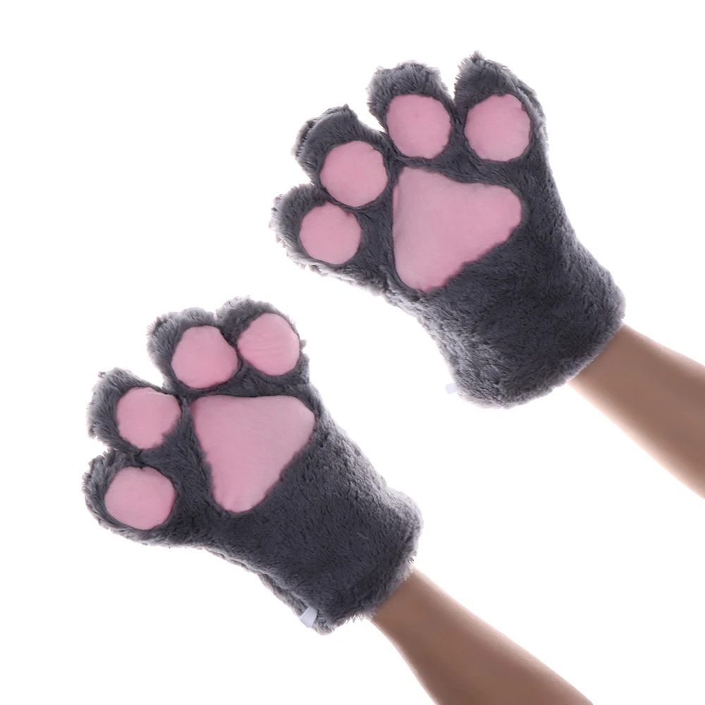 Заказать лапки. Перчатки лапки. Перчатки лапки кошки. Перчатки лапки кошки без пальцев. Пушистые лапки перчатки.