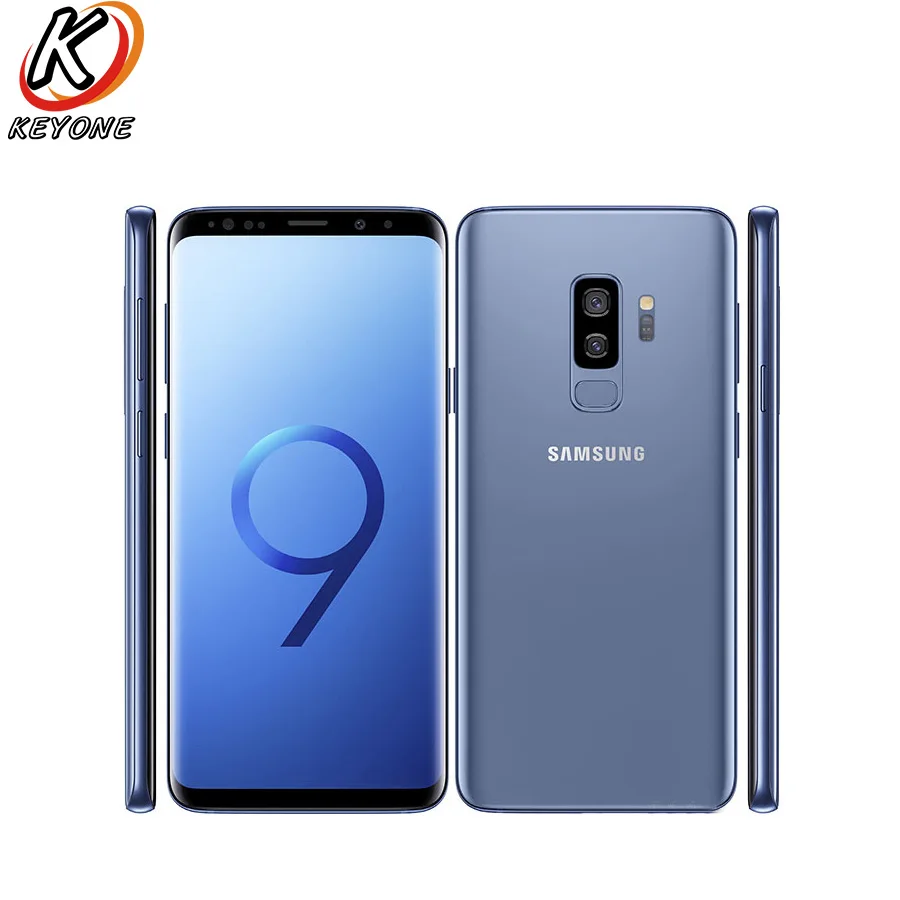 Samsung Galaxy S9 + G965F 4G LTE мобильный телефон 6,2 "6 ГБ Оперативная память 64 Встроенная память Восьмиядерный Android 8,0 одной SIM пыле Водонепроницаемый