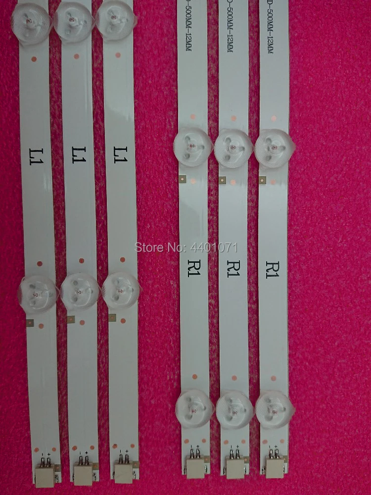Tidily 12 шт./компл. R1 L1 R2 L2 47 &quotпанель подсветки телевизора Замена для LG 47LN519C 6916L 1174A