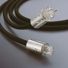 Viborg 16pcs Multplex Copper Schuko Audiophile AC Power Cable with pure copper power plug viborg high end pure copper eu power cable plug mains ac schuko power adapter electric power connector 250v 16a hifi audio diy