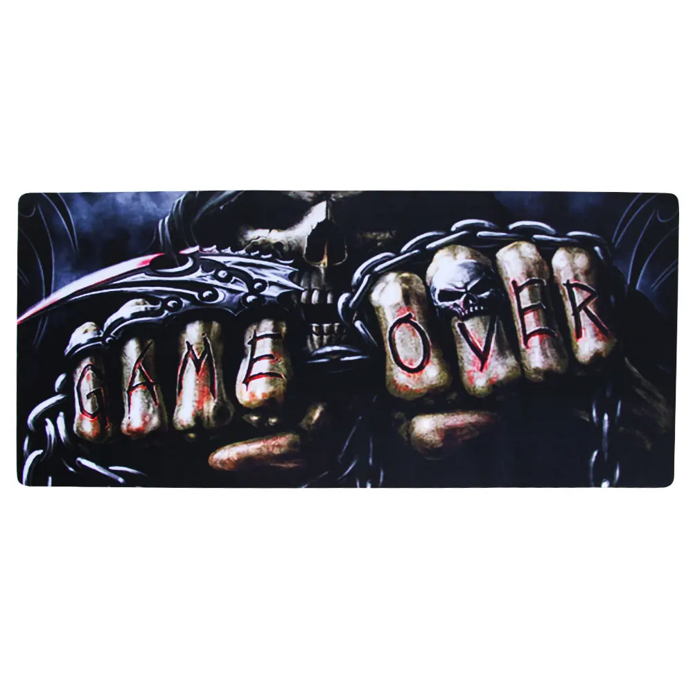 Pure Black Anti-Slip Computer Gaming Large Mouse Pad XXL Keyboard Mat 895*395MM