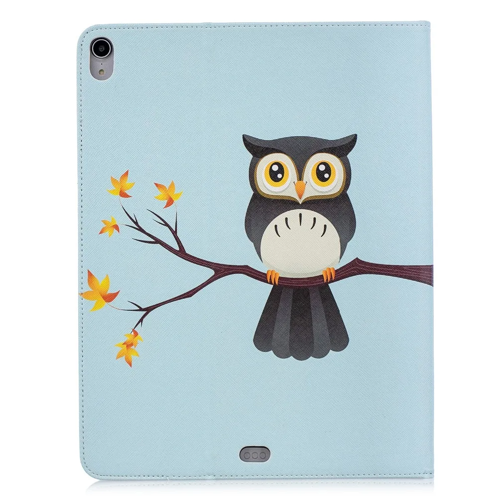 GOOYIYO 2018 Новый чехол для iPad Pro 12 9 PU кожаный с Цветной росписью книжка подставка