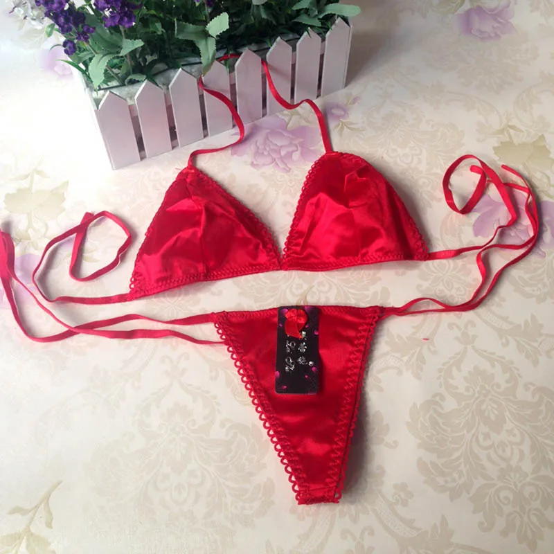 Newest Silk Thong G-string Lace Sexy Underwear Women Sexy Panties ...