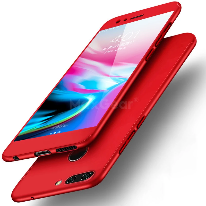 360 градусов защитный чехол для huawei Honor 7 8 9 9i Lite 10 для huawei Honor 5X 6X 7X 8X V9 V10 чехол s полное покрытие закаленное стекло