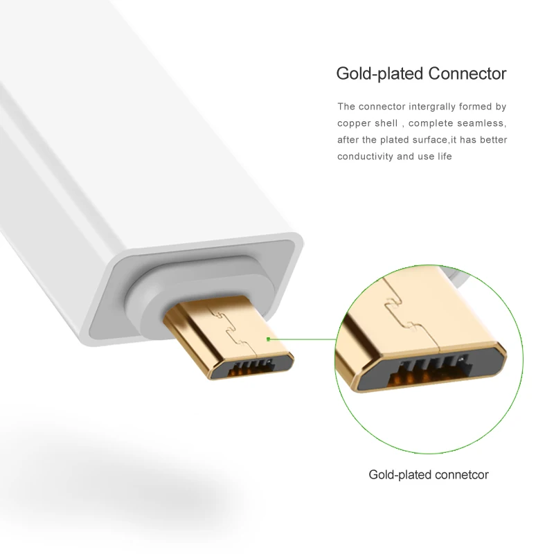 Адаптер Ugreen с Micro USB на OTG папа 2 0 микро адаптер конвертер для мобильных телефонов