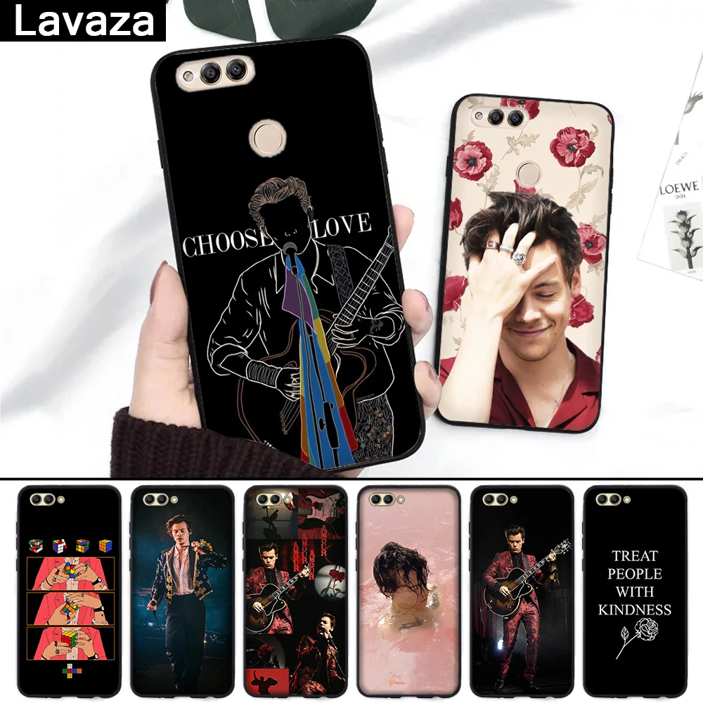 

Lavaza Harry Styles tattoos One Direction 1D Silicone Case for Huawei Honor 6A 7A 3GB Pro 7X 8 Lite 8X 8C 9 Note 10