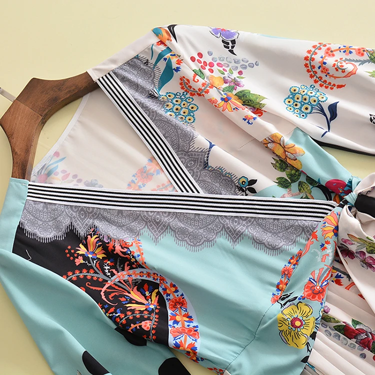 2018 verão elegante decote em v xxl