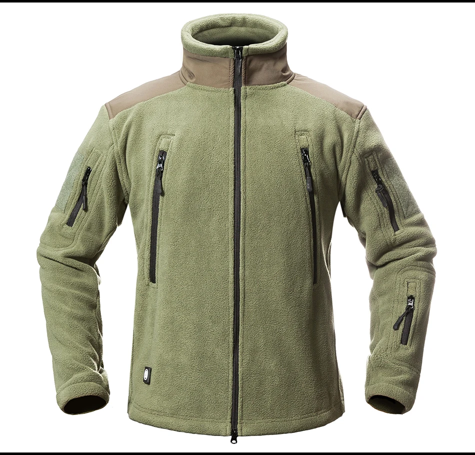 Refire gear зимняя тактическая утолщенная флисовая куртка мужская теплая полярная Военная армейская куртка пэчворк с несколькими карманами мужская верхняя одежда пальто
