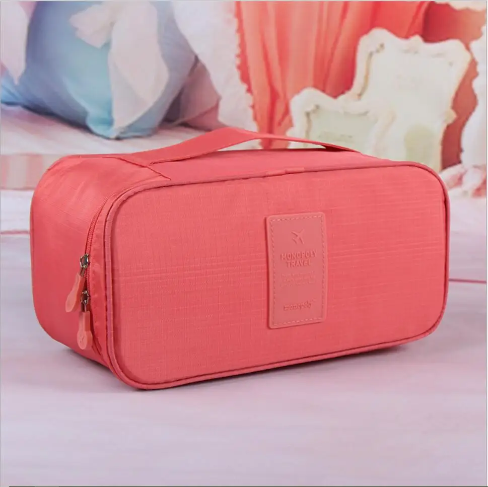 

2018 Waterproof Cosmetic Bag Women Travel Storage Underwear Boxes Case for Wash Bras Toilet Make Up Bag Beauty Case Neceser