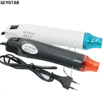 

220V 300W EU Plug DIY Heat Gun Electric Power tool hot air temperature Gun with supporting seat Shrink Plastic FIMO dinks DIY