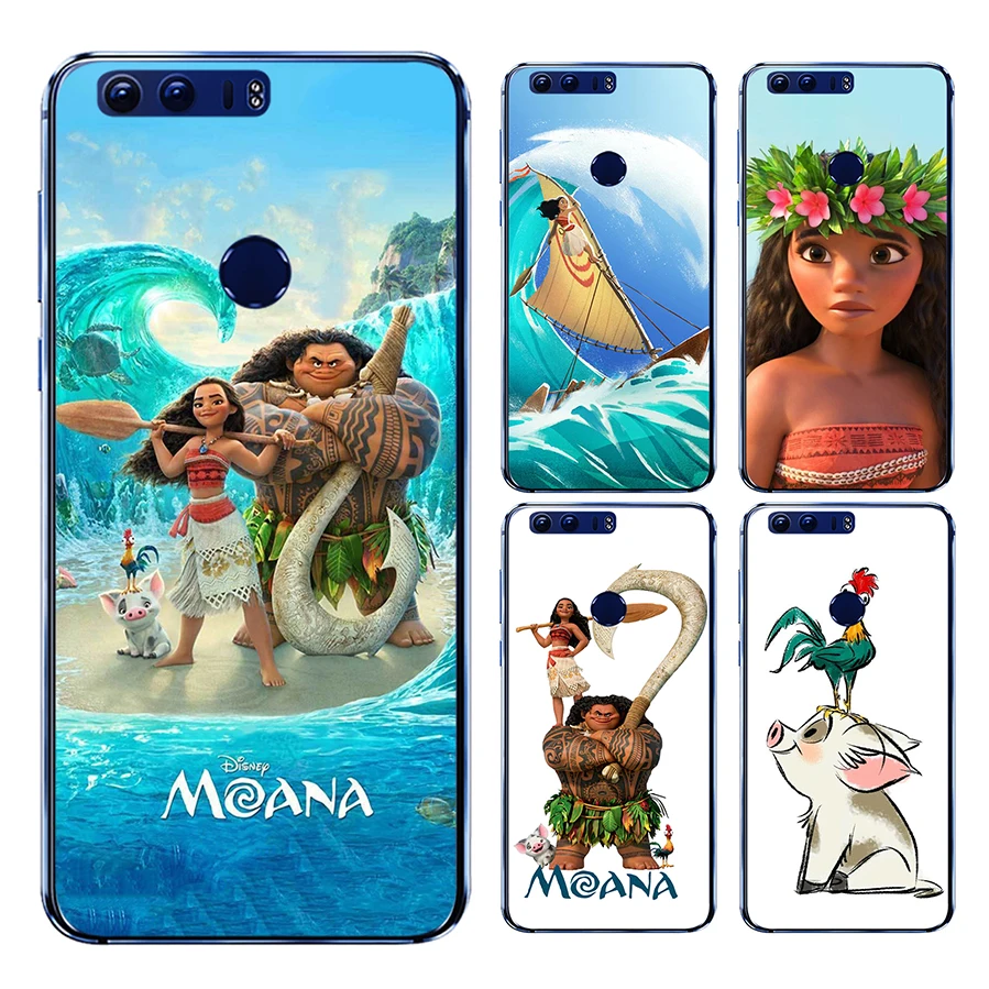 Жесткий чехол LISM Waialik Moana Princess для huawei P20 Pro P10 P9 Lite 2017 2016 P8 2015 P