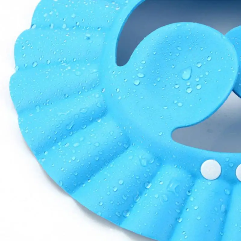 Baby Kinder Kinder Safe Shampoo Bad Baden Duschhaube Hut Waschen Haar Schild