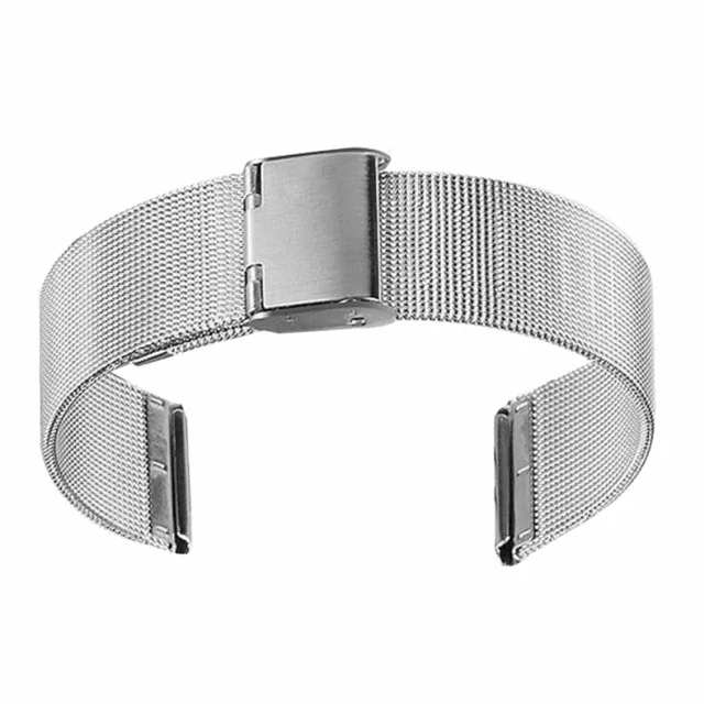 Металлический браслет миланские часы ремешок для Xiaomi Huami AMAZFIT Bip 20 мм нержавеющая сталь ремешок для Huami ремешок - Цвет: silver 2