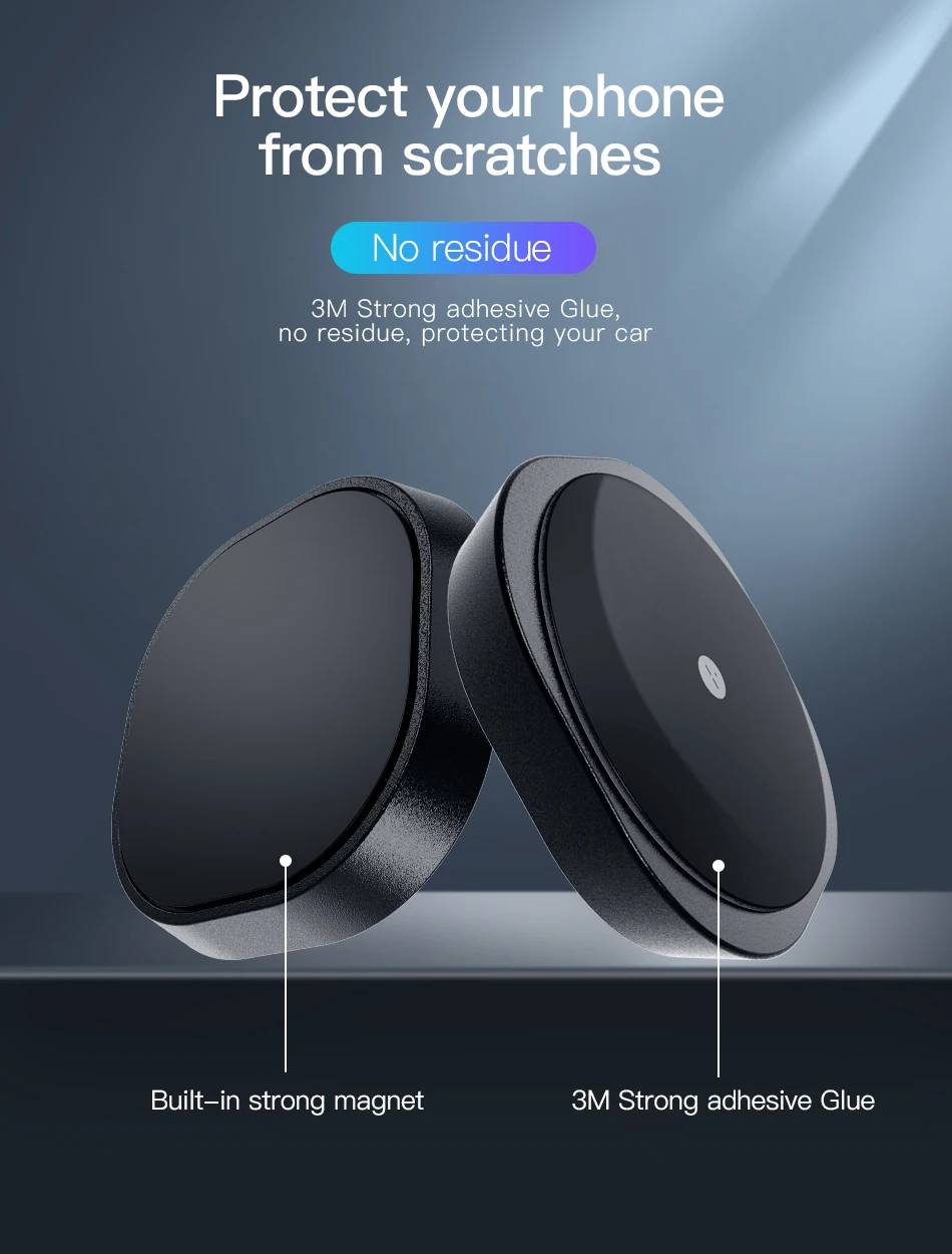 !ACCEZZ Mini Magnetic Phone Holder Mobile Phone in Car Universal Wall Sticker Multi-Function Stand For iPhone 8 X Xiaomi Bracket (7)