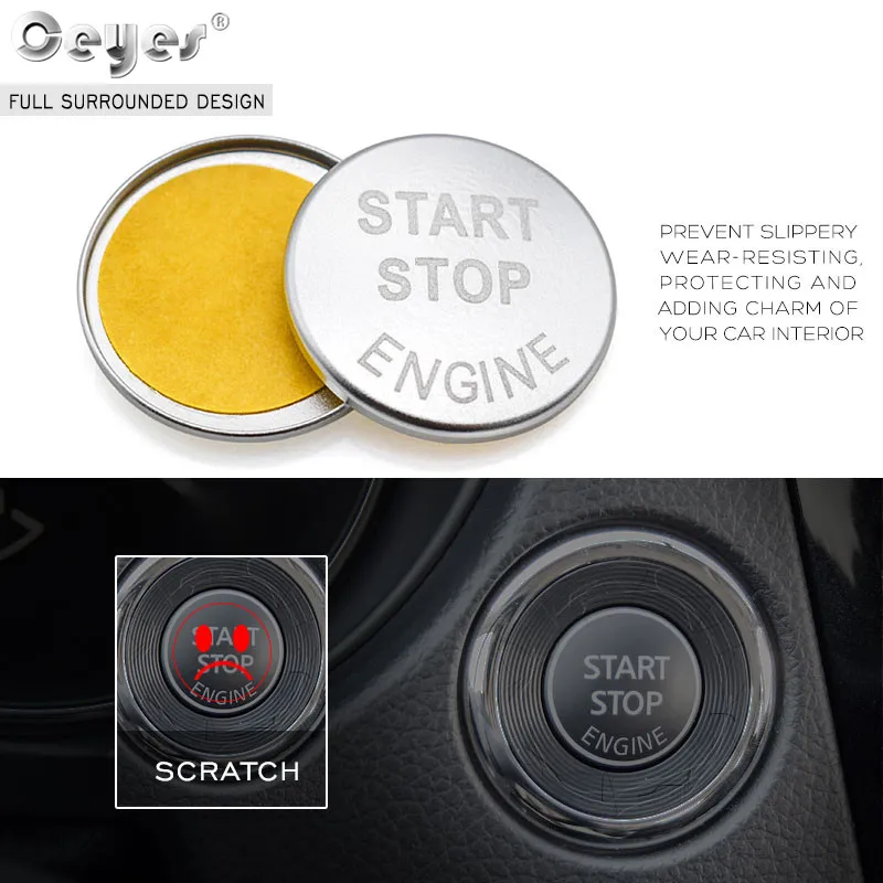 Car Start Engine Button Key Ring for NISSAN (30)