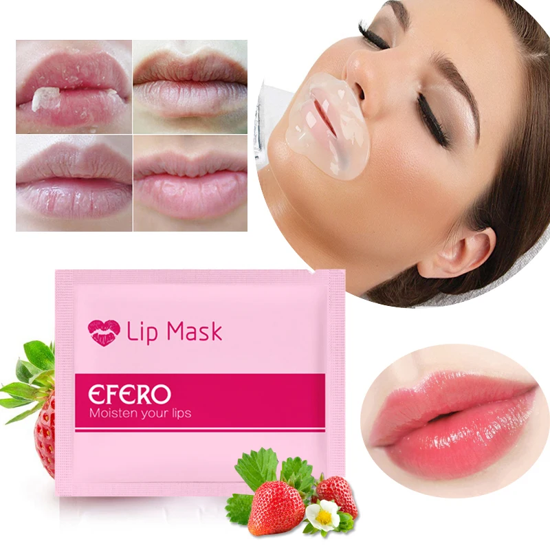 

EFERO Lip Mask Pads Patch for Lip Patches Moisturizing Anti-ageing Exfoliating Lips Plumper Pump Essentials Lips Care TSLM1