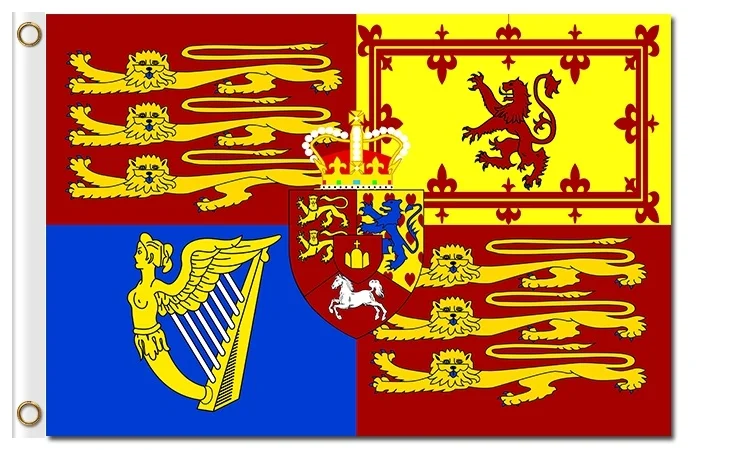 

Royal Flag of the United Kingdom in Scotland 150X90cm (3x5FT) Polyester double stitche