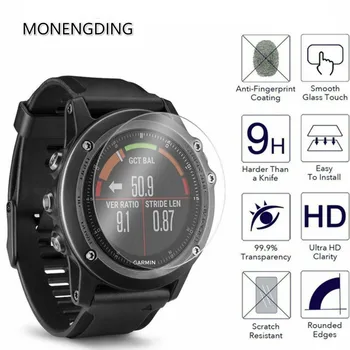 

2Pcs 9H Tempered Glass For Garmin Fenix 3 HR Screen Protector For Garmin Fenix 5 5X Plus Protective Glass Film Cover Watch Face