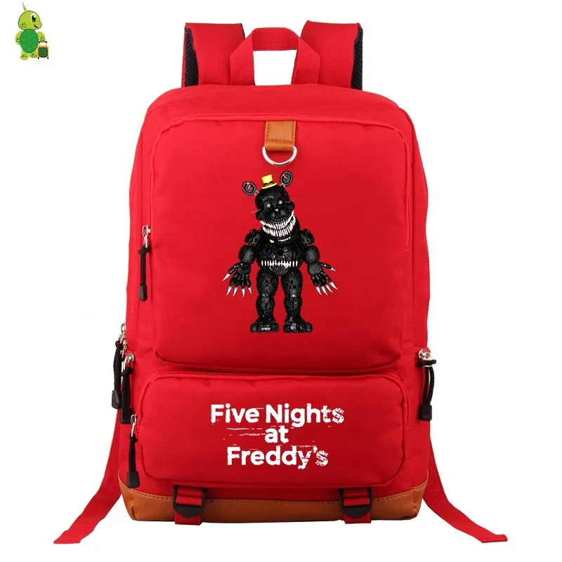 Рюкзак Five Nights At Freddy's 2 FNAF для женщин и мужчин, рюкзак для ноутбука, школьные сумки для подростков, мальчиков, девочек, парусиновые дорожные сумки - Цвет: 10