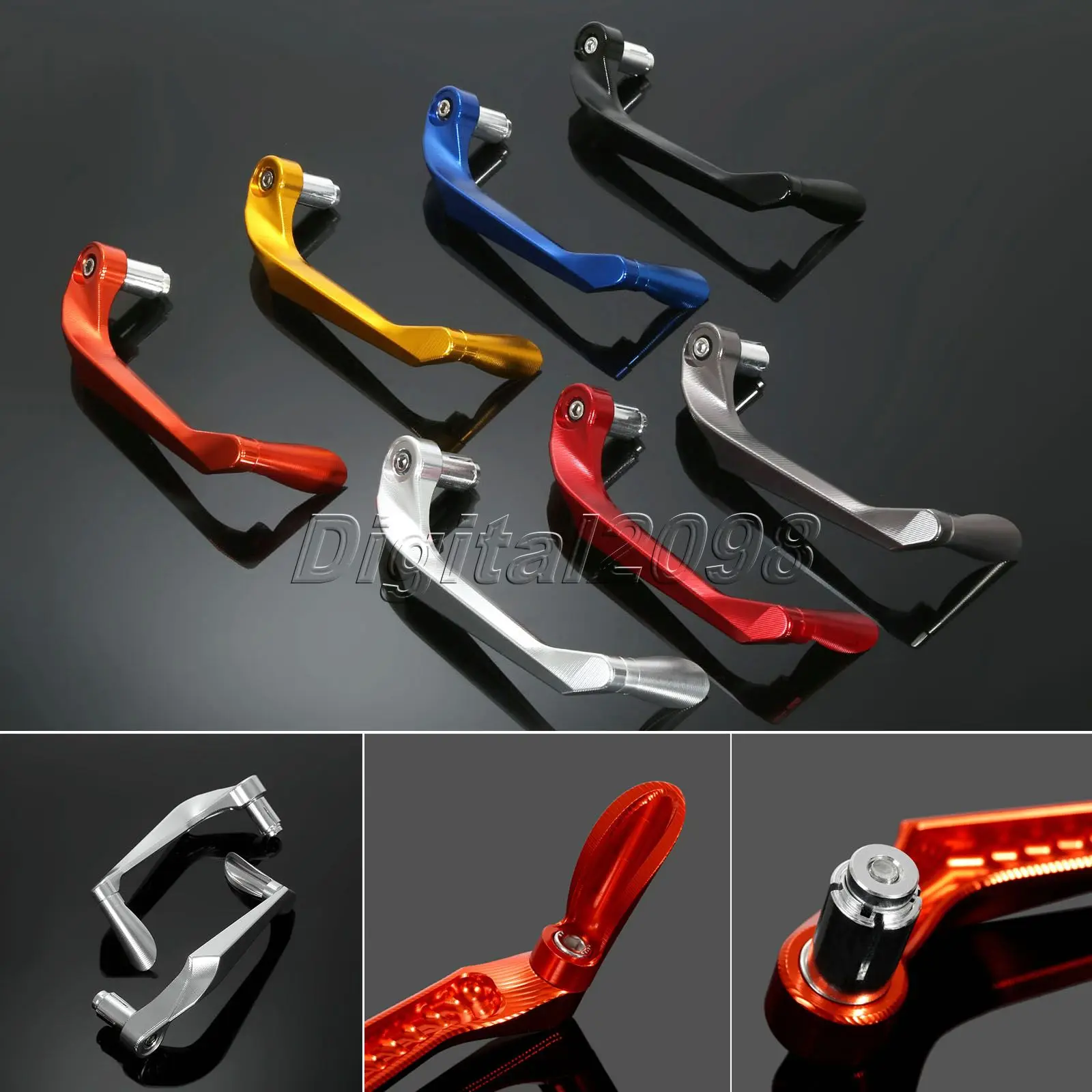 

New Style 7/8" 22mm CNC Motorcycle Protector Universal Handlebar Brake Clutch Levers Protect Guard for HONDA KAWASAKI YAMAHA