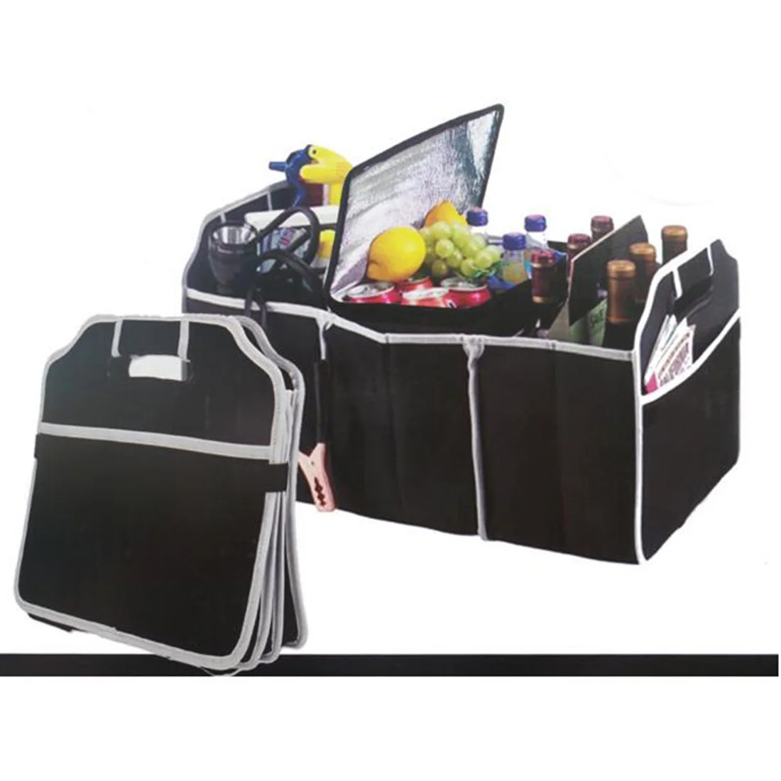 Dewtreetali автомобильный органайзер для багажника, автомобильные игрушки, пищевые сумки-контейнеры для хранения, коробка для укладки авто, аксессуары для интерьера, принадлежности, снаряжение