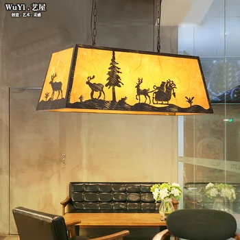 

Indoor lighting Bird cage restaurant cafe bar desk study chandelier retro bird balcony chandelier