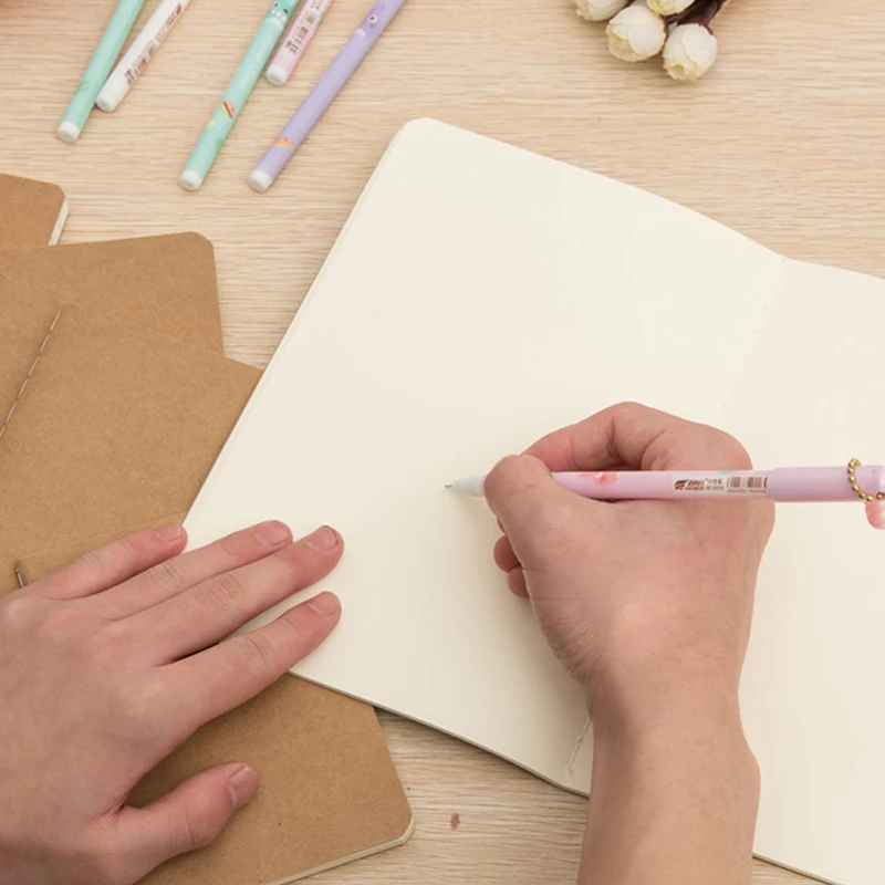 Diary Note A5 Kraft Paper Journal Diary Note Book Blank Page Stationery Graffiti Planner Office