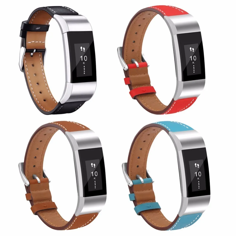 Stitched Model Genuine Leather Replacement Strap Wrist Band With