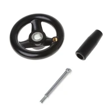 3.9" Diameter Hand Wheel w/ Revolving Handle For Milling Machine