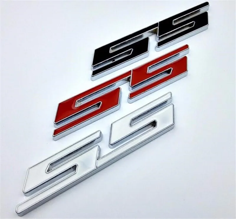 ミックスカラー50ピース ロットss S Sエンブレムバッジデカールステッカーオート車アクセサリースタイリング用シボレークルーズ帆愛aveo Epica Captiva Car Accessories Emblem Badgedecal Sticker Aliexpress