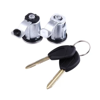 

New Arrival 1 Set Barrel Lock Set Car Door Locks Key Set For Peugeot Partner Xsara /Citroen Berlingo Metal Plastic #20