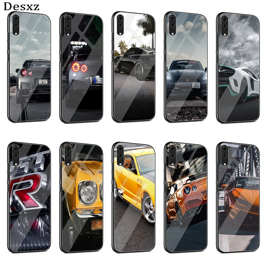 Стеклянный чехол для телефона Desxz Xiaomi Mi 8 9 Lite Redmi Note 5 6 7 Pro A1 A2 6A 4X Pocophone F1 GTR CAR |