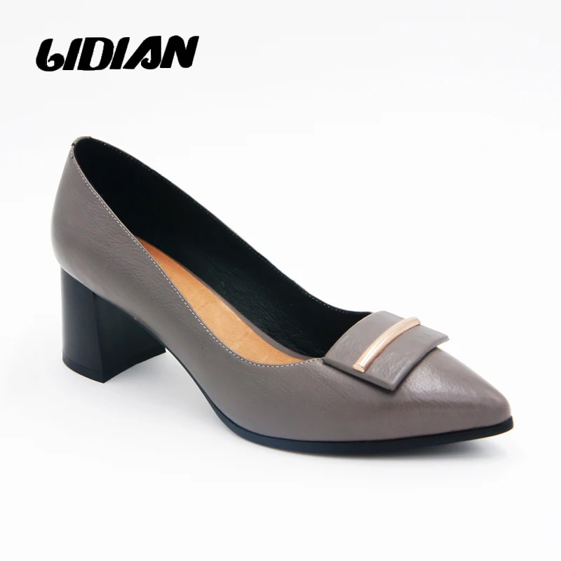 grey formal shoes women's