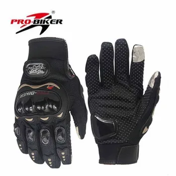 

2017 Summer New PRO-BIKER cross-country motorcycle gloves touch screen knight motorbike glove drop MCS-01C black red blue color