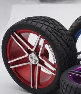 TOYIKIE Роскошные шины для гоночных автомобилей модель металлического колеса брелок кожаный шнур для мужчин колеса автомобиля шарик цепи кулон алюминиевый сплав держатель - Название цвета: Красный