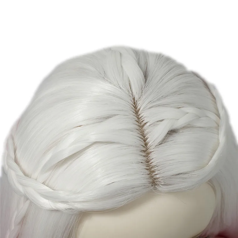Высокое качество BJD/SD кукла парики термостойкие синтетические волокна длинные вьющиеся белые волосы для Омбре для 1/3 1/4 1/6 BJD куклы