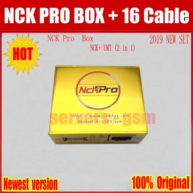 Новые оригинальные NCK Pro box/NCK Pro 2 box/nck Pro box(поддержка NCK+ UMT 2 в 1) новое обновление для huawei+ 16 кабелей