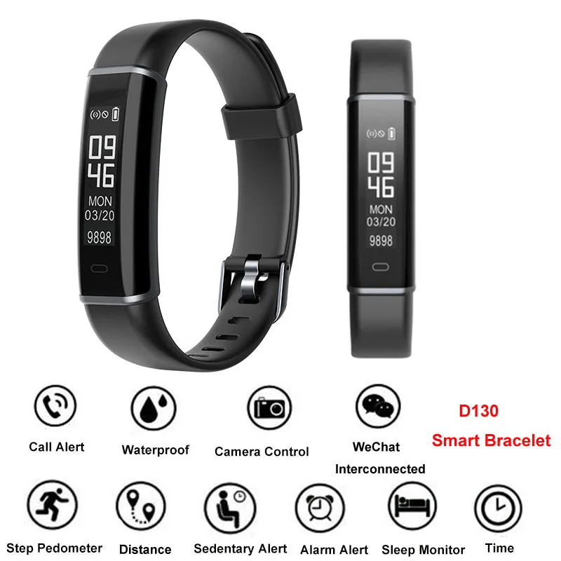

Smart Wristband Screen Smart Bracelet Fitness Tracker Monitor Sleep Quality Smart Band Sport smart watch for Android IOS