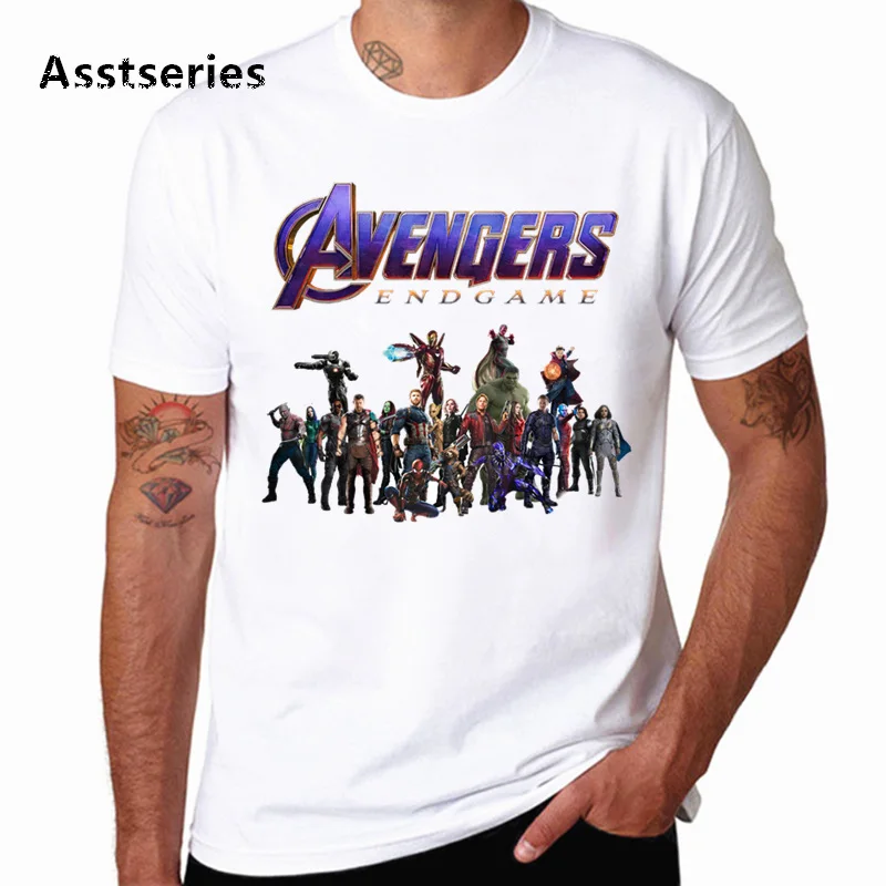 Marvel T Shirt Men/Women Avengers Endgame Iron Man Stark Funny Artsy Awesome Artwork Printed T Shirts Captain America HCP4568