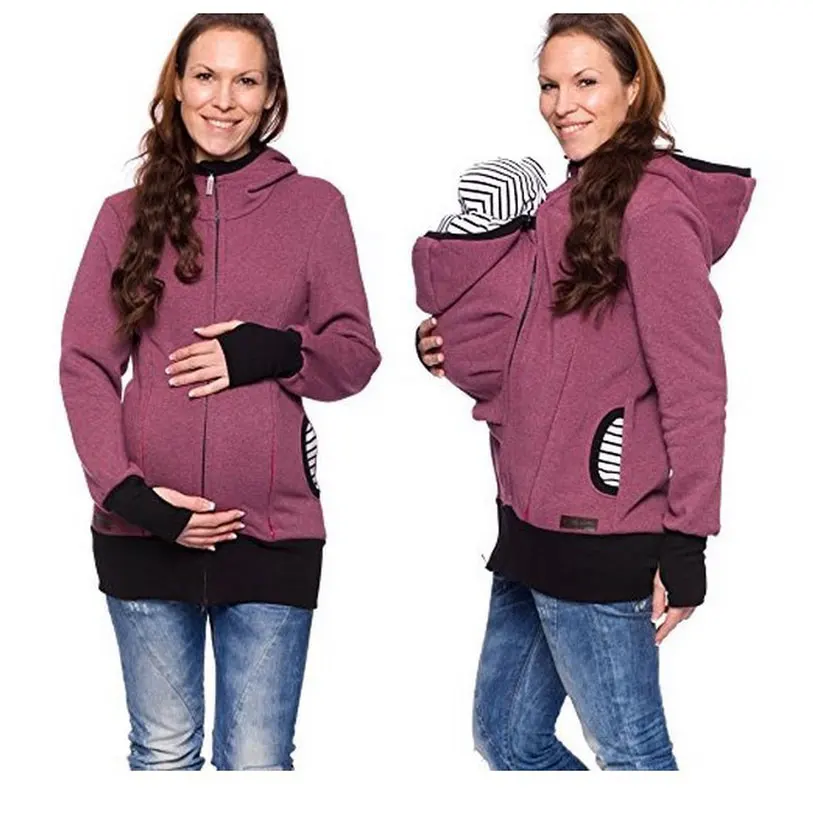 Mother Warm Kangaroo Baby Wrap Carrier Backpack Baby Sling Kangaroo Bag Hoodie Newborn Infant