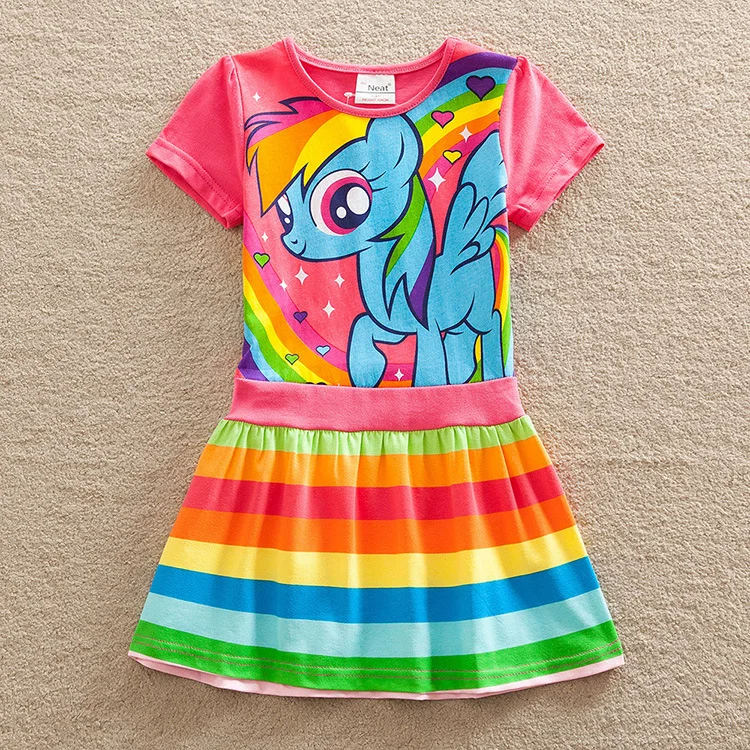 Einzelhandel baby mädchen kleid my little pony sommer baumwolle kind kleid  mädchen tragen kindkleidung kinder kleid baby mädchen kleidung  H4928|dresses baby girls clothes|girls dress ponydress girl - AliExpress