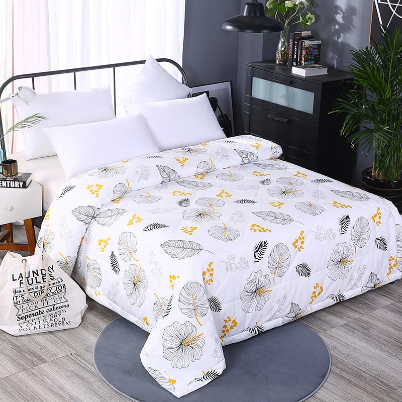 Luxury Cotton Summer Quilts Twin Single Queen Blankets High