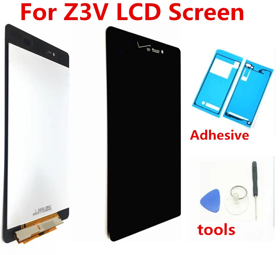 

5.2" 1920x1080 For SONY Xperia Z3v 4G Verizon D6708 (with verizon) LCD Display Touch Screen Digitizer Assembly Replacement Parts