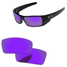 Плазменный фиолетовый зеркальные поляризованные Сменные линзы для Gascan Small не для Gascan, солнцезащитные очки в оправе UVA и UVB Защита