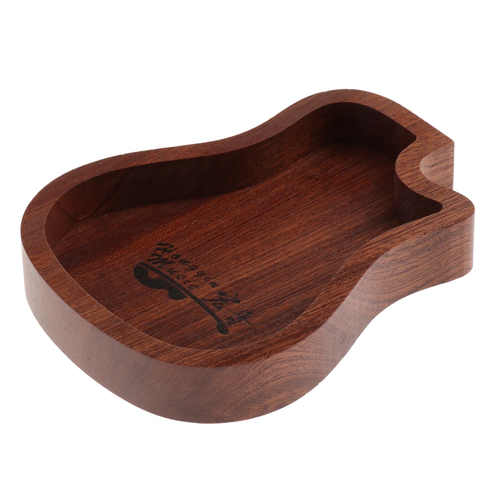 Wooden Guitar Picks Plectrum Holder Storage Case Guitar Accessory Gift for Guitar Player or Music Lovers