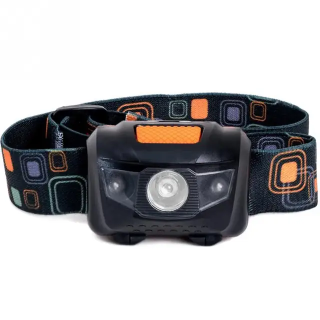 new High Quality 2 LED Red White Light  Mini Headlamp Outdoor Headlight Waterproof Head Lamp Lantern For Hunting Night Lightings