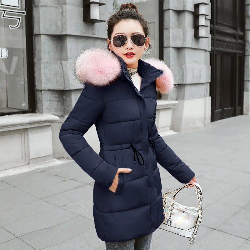 Зимнее женское пальто большого размера с воротником из искусственного меха, женские парки, верхняя одежда, одноцветные пальто с капюшоном, Короткое женское тонкое Короткое женское пальто z0395